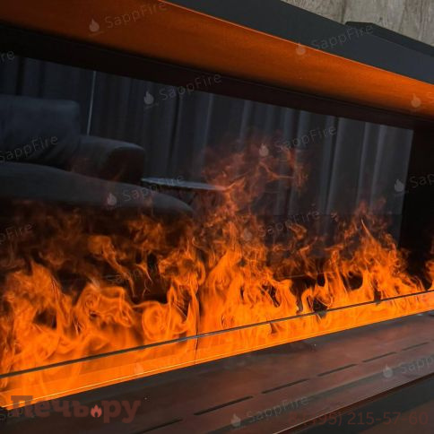 Премиальный паровой 3D электрокамин SappFire 1300 фото 7