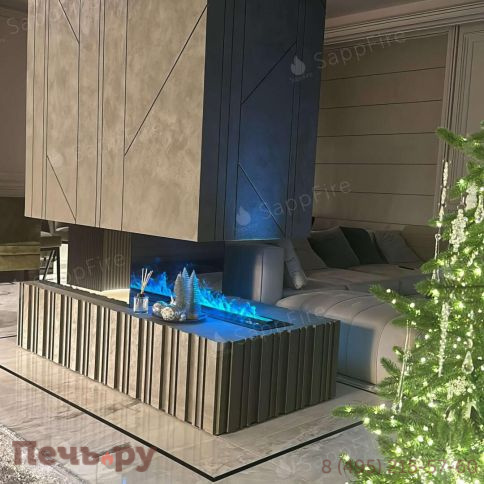 Премиальный паровой 3D электрокамин SappFire 2400 фото 4