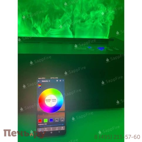 Премиальный паровой 3D электрокамин SappFire 600 фото 8