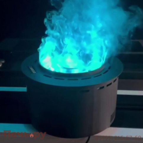 Премиальный паровой 3D электрокамин SappFire круглый 600 фото 4