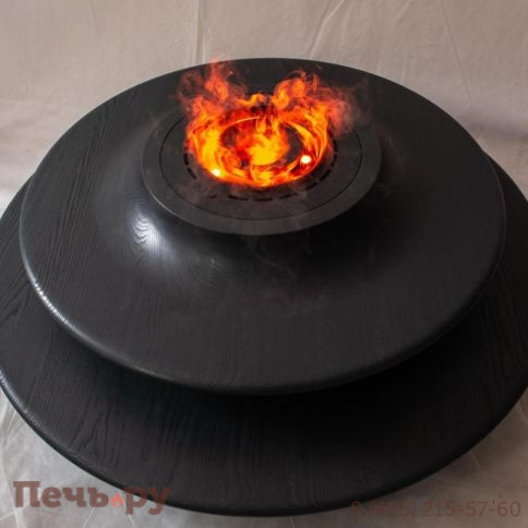 Премиальный паровой 3D электрокамин SappFire круглый 600 фото 6