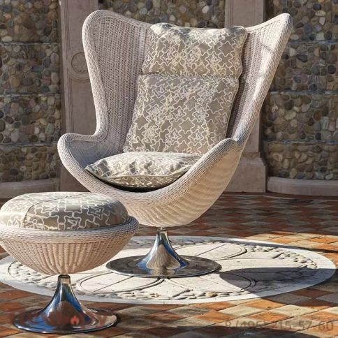 Пуф плетеный с подушкой DFN Aldebaran DFN/82680 фото 3