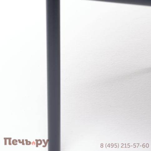 "Бордо" стул плетеный из роупа, каркас алюминий темно-серый (RAL7024) муар, роуп серый 15мм, ткань темно-серая 027 фото 9