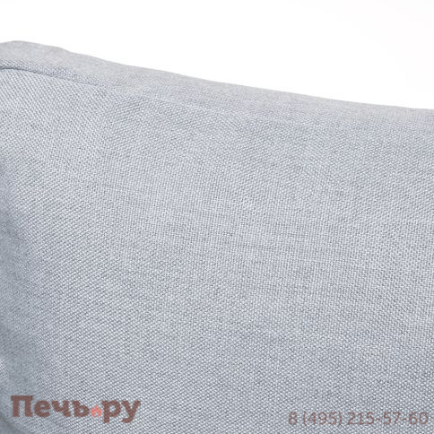 "Диего" диван 2-местный плетеный из роупа, каркас алюминий светло-серый (RAL7035) муар, роуп салатовый меланж круглый, ткань светло-серая фото 12