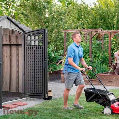 Сарай пластиковый Gardeck Woodlook 10*8 фото 16