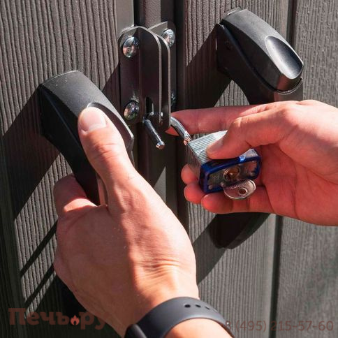 Сарай пластиковый Gardeck WoodLook 8*10 New фото 17