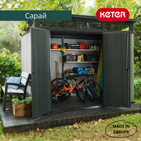 Сарай Keter "Артисан 9х7" (размеры 279 х 216 см) фото 13
