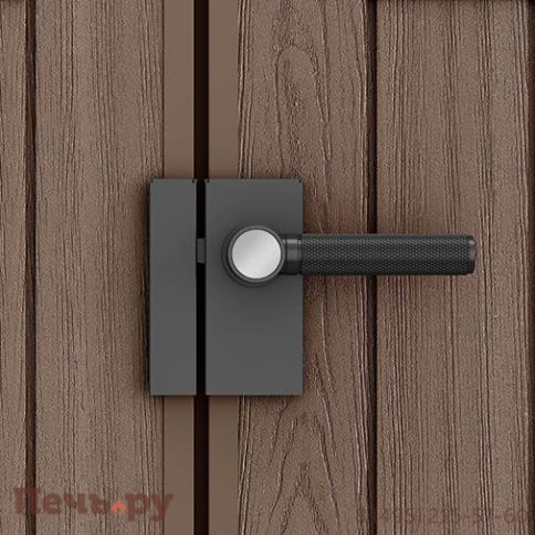 Сарай Gardeck Keter "Дарвин 6х8" (размеры 183 х 244 см), серый фото 4