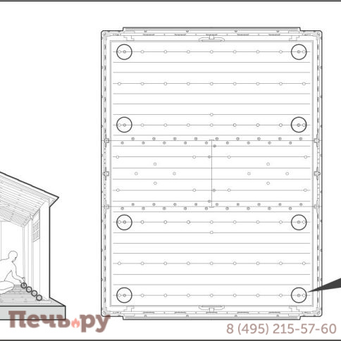Сарай Keter "Окланд 759" (размеры 210 х 279 см) фото 12