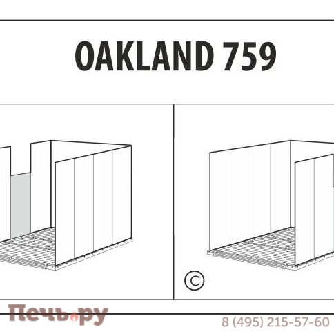 Сарай Keter "Окланд 759" (размеры 210 х 279 см) фото 13