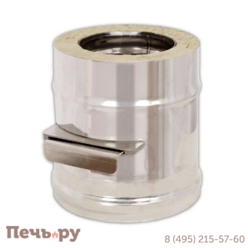 Сэндвич-шибер задвижка Везувий (AISI 430/0,8мм) L-0,2м фото 4