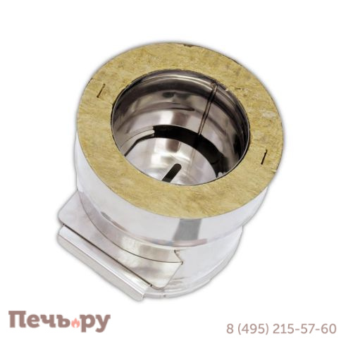 Сэндвич-шибер задвижка Везувий (AISI 430/0,8мм) L-0,2м фото 5