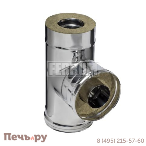 Сэндвич-тройник 90° Феррум Austenite (304/ 0.8 + 430/ 0.5) фото