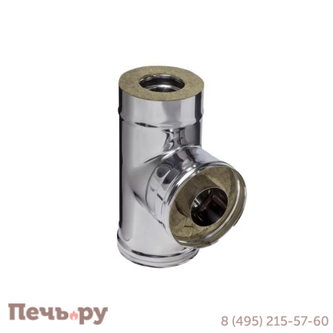 Сэндвич тройник 90° Феррум HF Plus (AISI 430/1 + AISI 430/0.5) фото