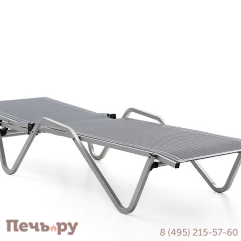 Шезлонг Gardeck Hera алюминиевый, серый фото 5