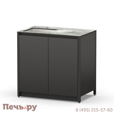 Шкаф напольный Cronon с мойкой Lounge D-04S-L, 90 см фото