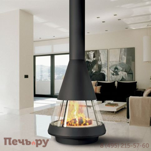 Стальной камин Hergom Mallorca без стекла фото