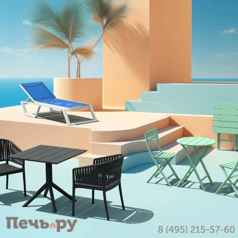 Стол пластиковый складной Siesta Contract Helen Folding Table 60 234/292-1920 фото 2