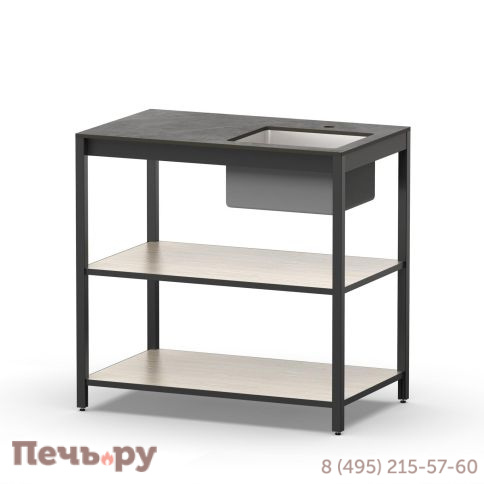 Стол разделочный Cronon с мойкой Lounge B-02S-R, 90 см фото 2