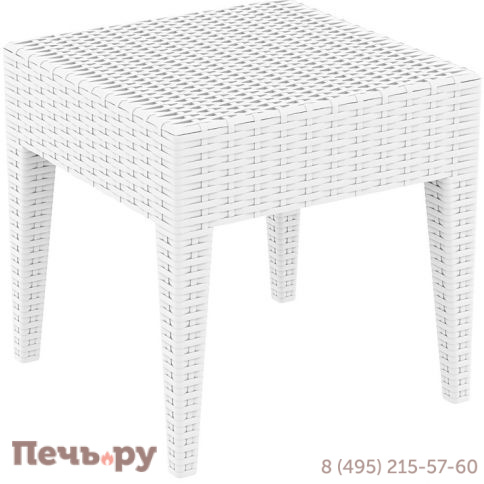 Столик плетеный для шезлонга GT 1009 234/GT1009/WHITE фото
