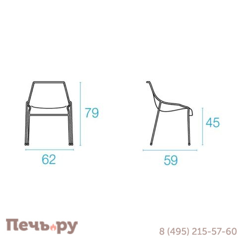 Стул металлический EMU Heaven фото 9