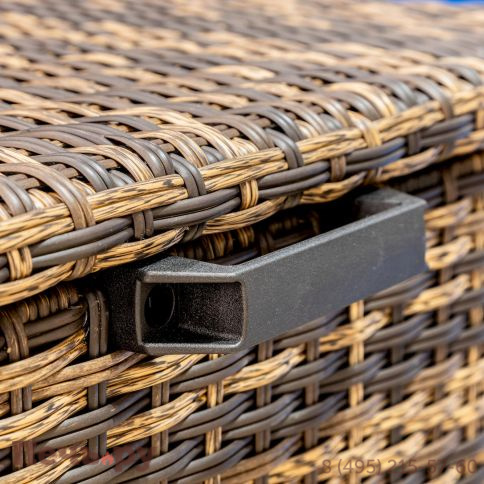 Сундук для хранения Royal Family Karl 120 c колесиками коричневый фото 4