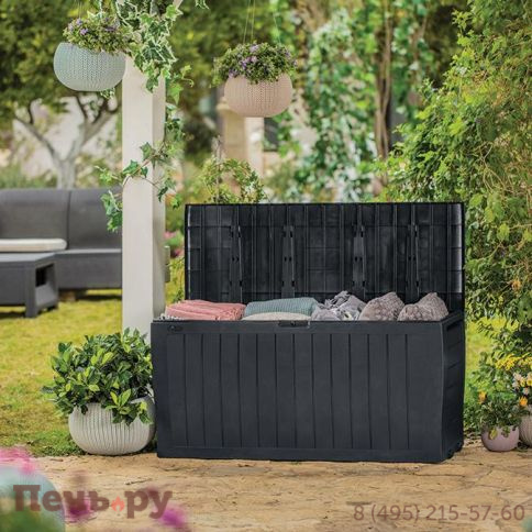 Сундук Gardeck Keter Марвел (MARVEL PLUS STORAGE BOX 270L), графит фото 6