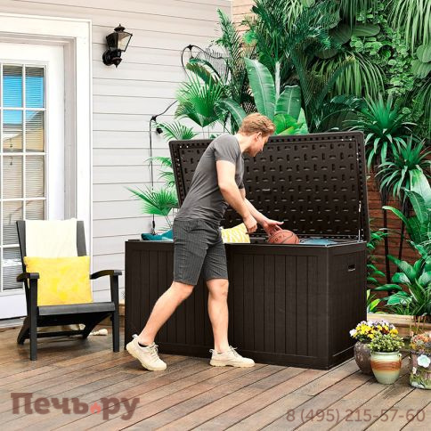 Сундук Gardeck Palram XL 870 л, тёмно-коричневый (2025) фото 4