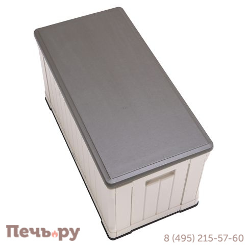 Сундук пластиковый Gardeck Sand and Brown 439 л, бежево-коричневый фото 6