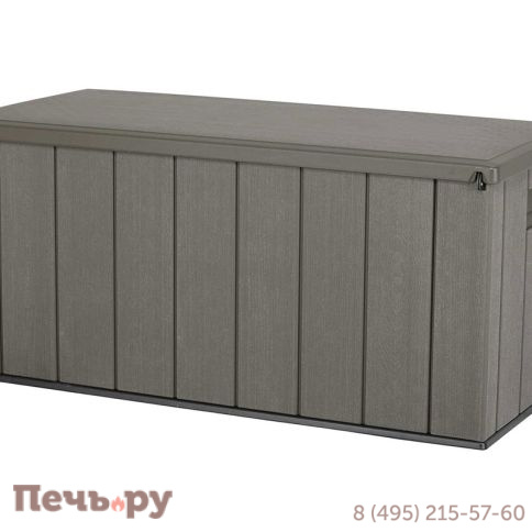 Сундук пластиковый Gardeck WoodLook, 570 л, серый фото 6