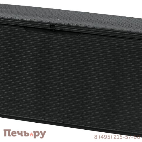 Сундук Keter Ратан Капри (RATTAN STORAGE BOX CAPRI) 305л, графит фото