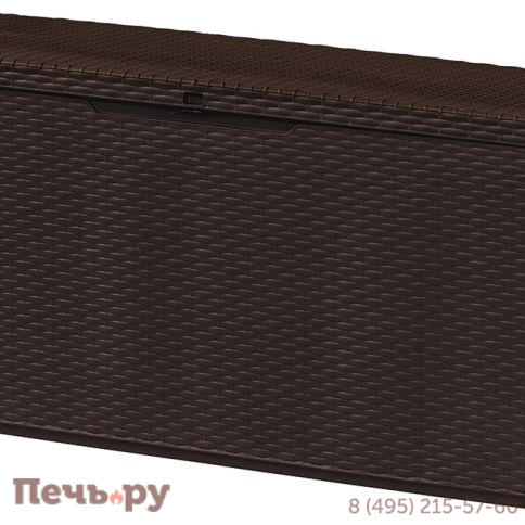 Сундук Gardeck Keter Ратан Капри (RATTAN STORAGE BOX CAPRI) 305л, коричневый фото