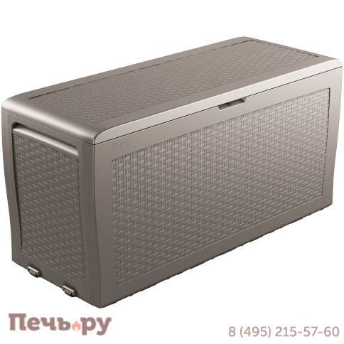 Сундук Gardeck Keter Самоа (SAMOA RATTAN BOX) 270л, капучино фото 2