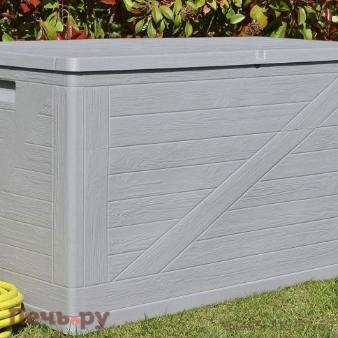 Сундук Gardeck WoodLine, 420 л Светло-серый фото 6
