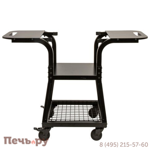 Тележка мобильная Green Kamado с боковыми столиками металлическая L фото