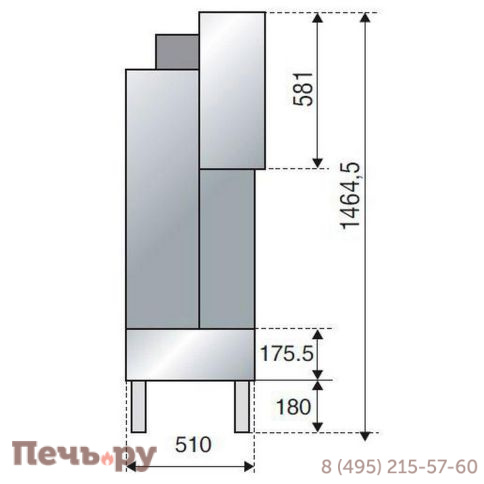 Топка каминная Axis F 800 simple face фото 3