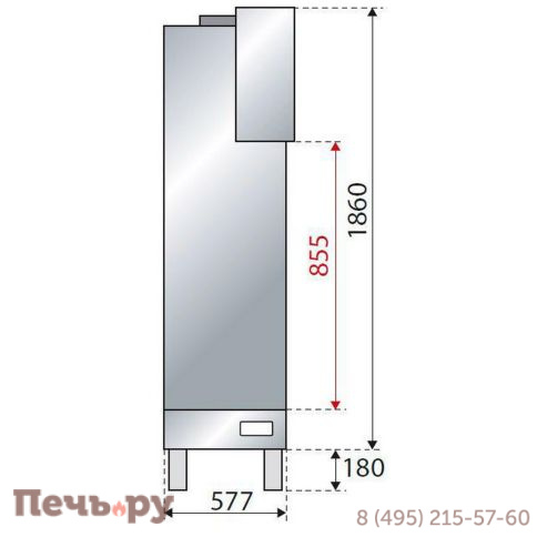 Топка каминная Axis Zénith 800 simple face KOA BG2 фото 3
