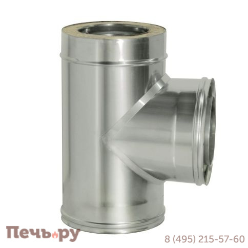 Тройник 90° с изоляцией Дымок Люкс 0.5 / 0.5 мм фото