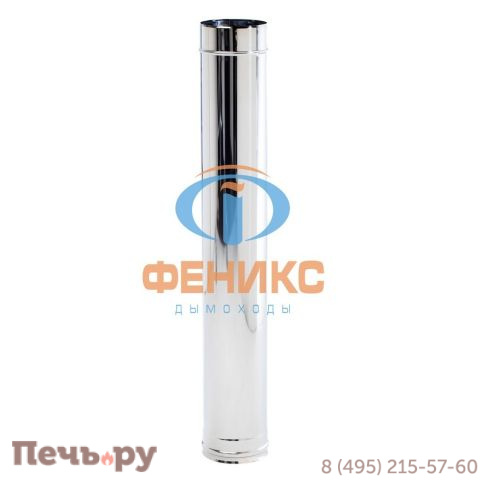 Труба 1Т 1 м Феникс (AISI 430 1мм) фото