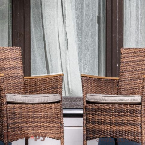 Угловой комплект Royal Family Zorro Wood Double коричневого цвета фото 6