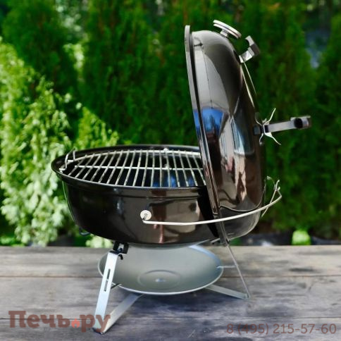 Угольный гриль SnS Grills Slow N Sear Travel Kettle, 47 см фото 4
