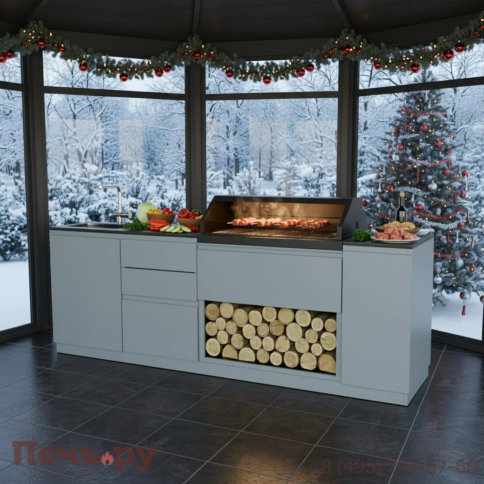 Уличная гриль кухня Астов №7 фото