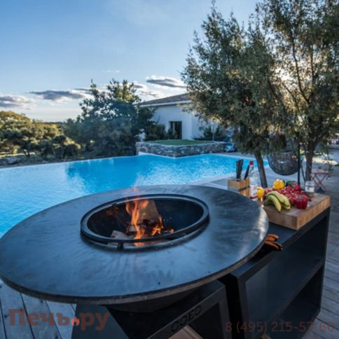 Уличный гриль Coeo Trio 82 - Noir (без роликов) фото 2