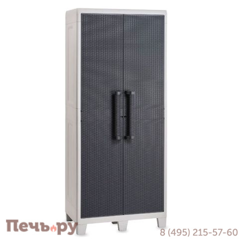 Уличный шкаф Gardeck 2х дверный глубокий Santorini XL (4 полки) фото