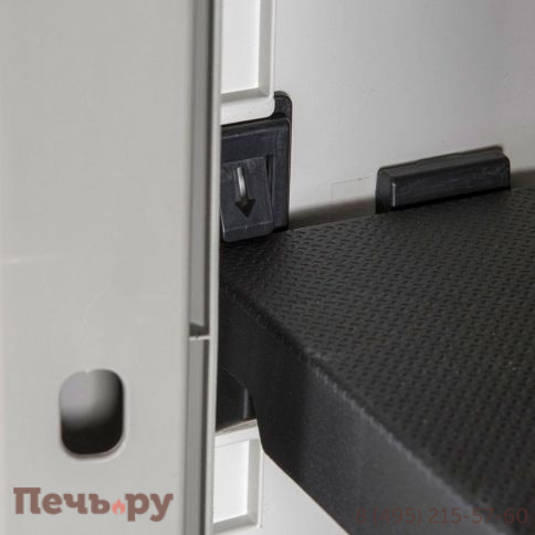 Уличный шкаф Gardeck 2х дверный глубокий Woodys XL (3 полки), светло-серый фото 7