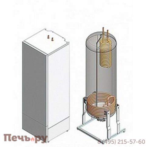 Водонагреватель косвенного нагрева Nibe VLM 220 со штуцером фото