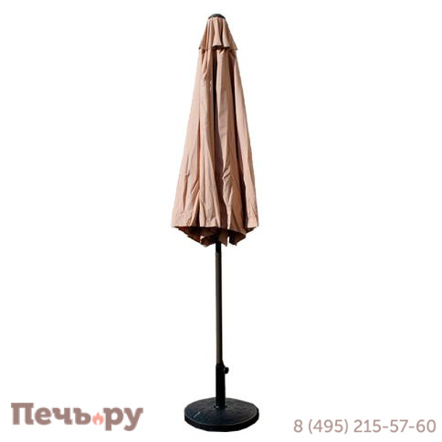 Зонт Верона без наклона светло-коричневый D270 фото 2