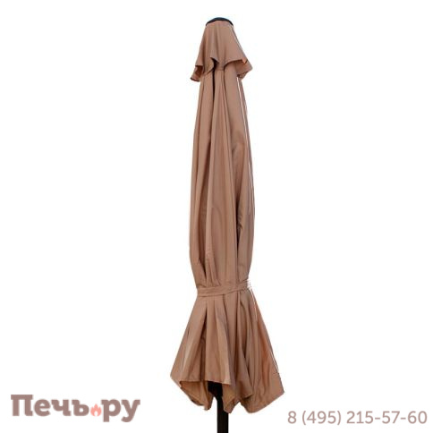 Зонт Верона без наклона светло-коричневый D270 фото 3