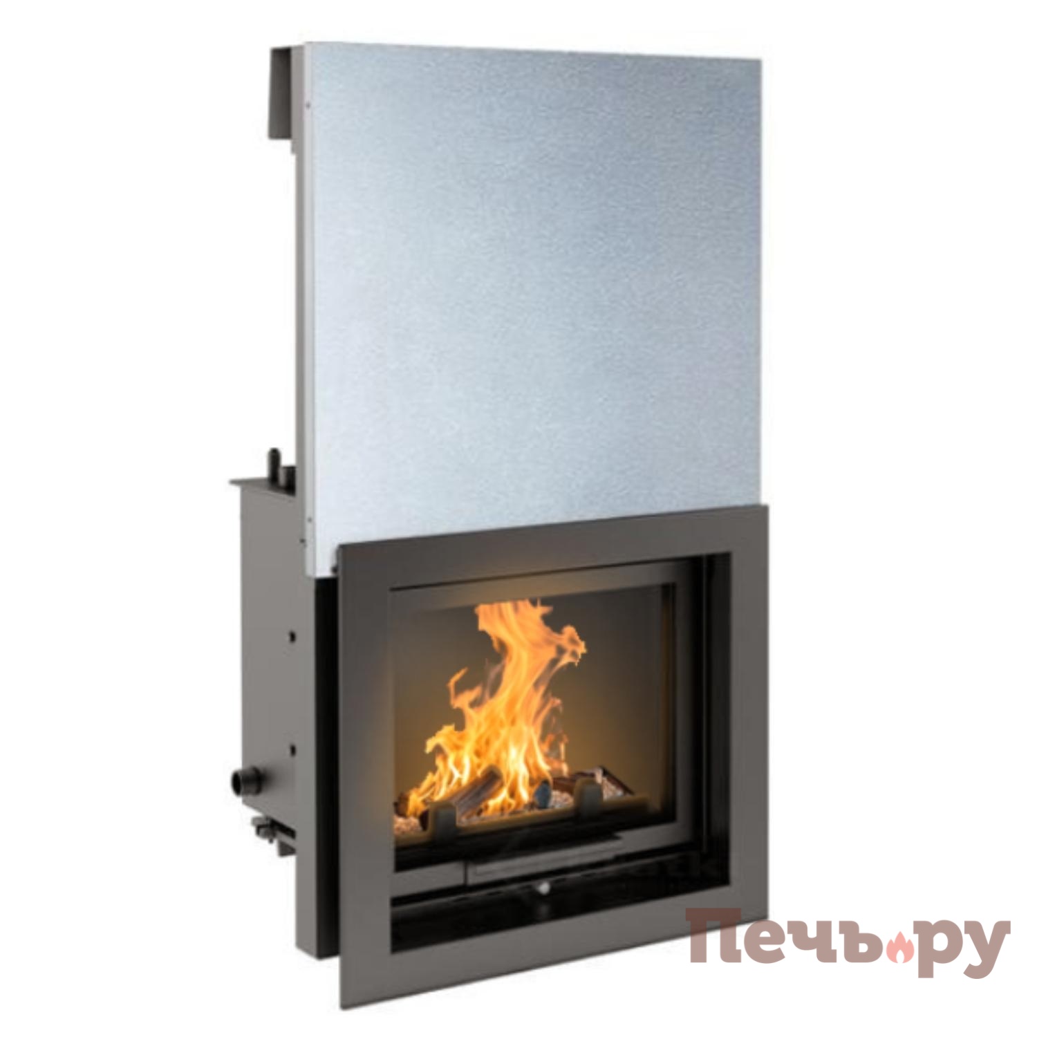 Каминная топка Kratki Zuzia/PW/15/G/W (гильотина) видео