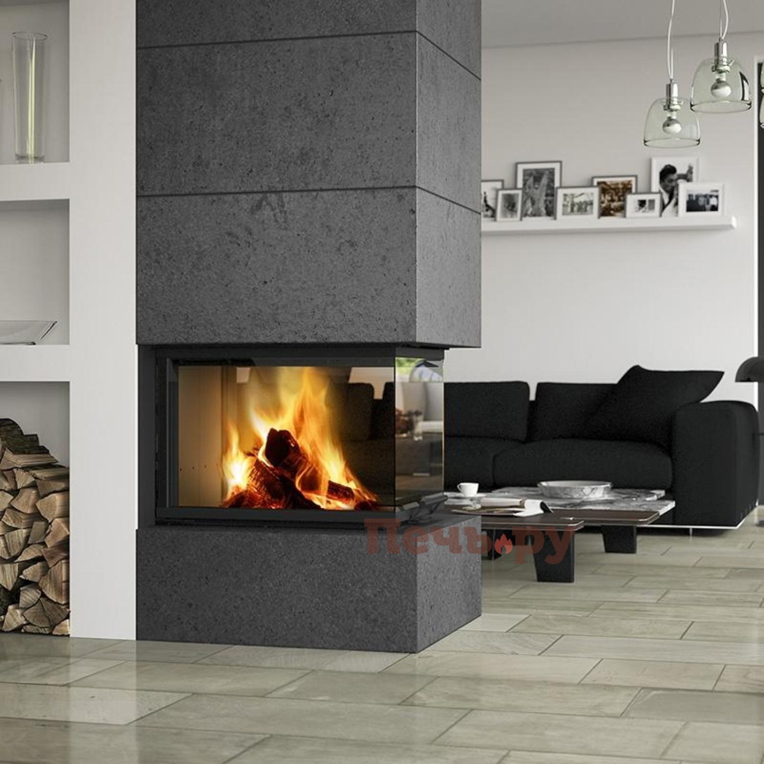 Каминная топка Romotop Heat U 3G L 50.52.70.24 видео